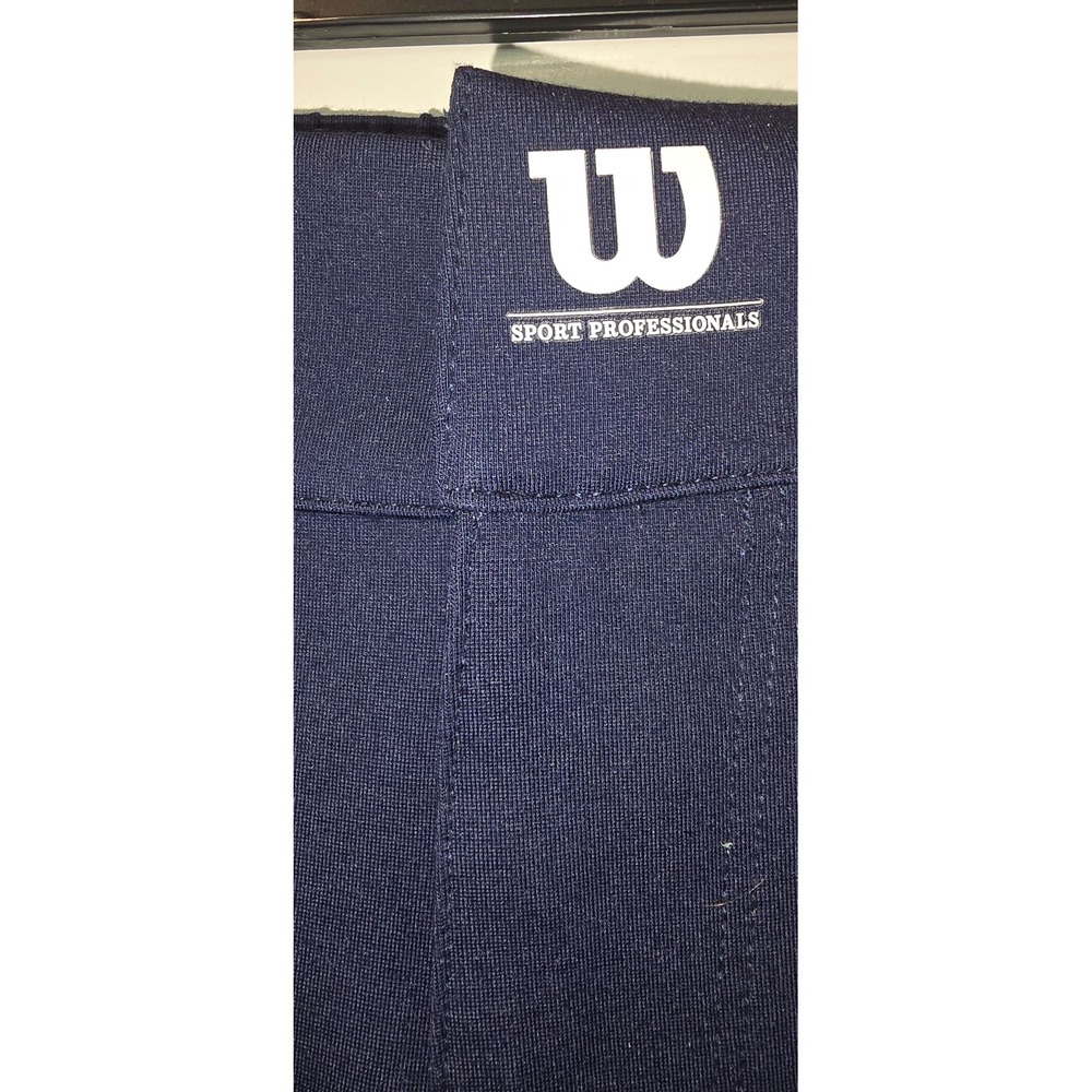 Wilson Sport Professionals Navy Blue Side Stripe Track‎ Pants Mens Size Medium - Picture 5 of 7